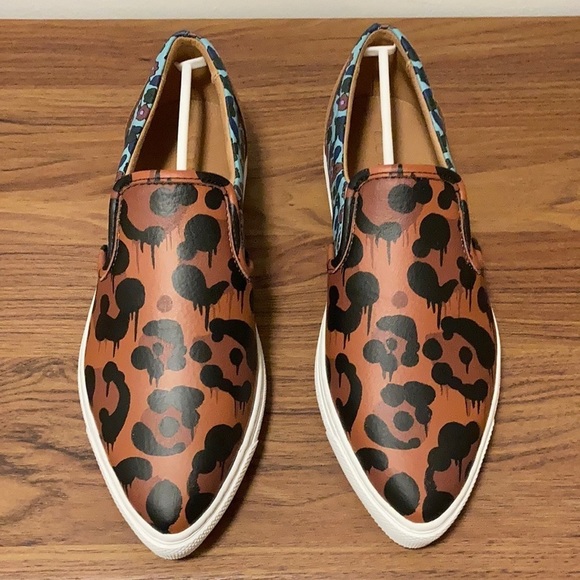 Coach NWOB Women’s Limited Edition Wildbeast Napa Brown/Mist Slip on Sneaker - Picture 1 of 8